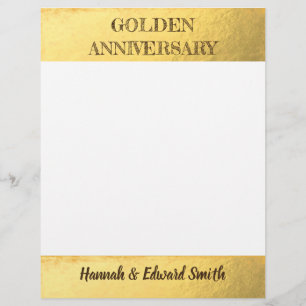Namen des 50. Goldenen Hochzeitstages