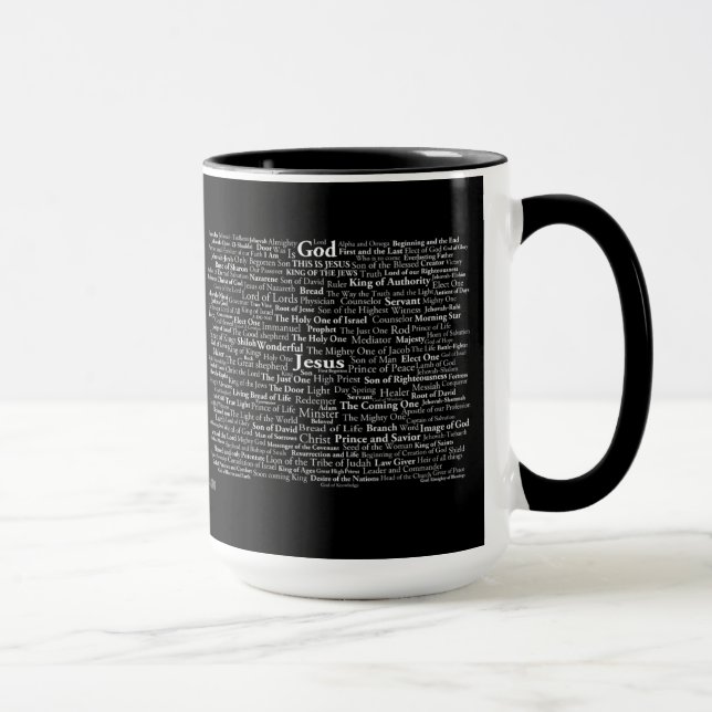 Namen des Gottes und des Jesuss gotGod316.com Tasse (Rechts)