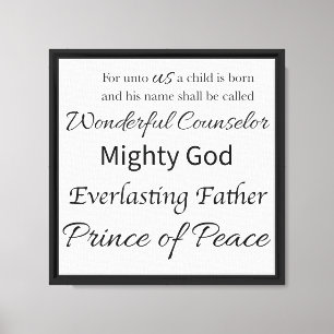 Namen Gottes Leinwand