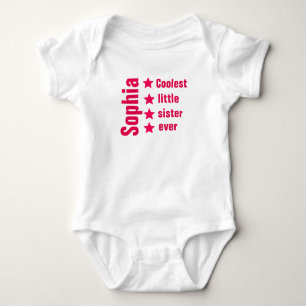 Namen hinzufügen Baby-Body aus Jerseystoff Baby Strampler