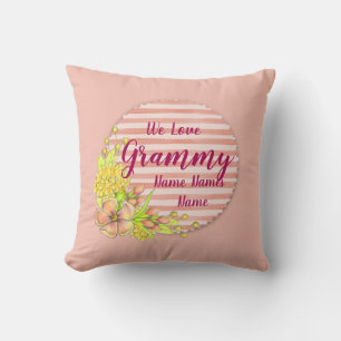 Namen hinzufügen Grammy ändern Wir Liebe Großmutte Kissen