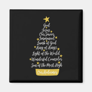 Namen Jesu Christlichen Glaubens Weihnachtsbaum Ch Magnet