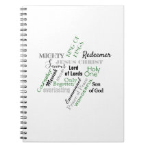 Namen Jesu Moderne Farben SpiralNotebook