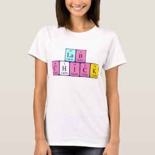 Namen-Shirt der periodischen Tabelle des T-Shirt