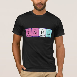 Namen-Shirt der periodischen Tabelle des Vaters T-Shirt