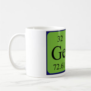 Namen-Tasse der periodischen Tabelle des Gens Kaffeetasse
