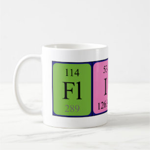 Namen-Tasse der periodischen Tabelle des Kaffeetasse