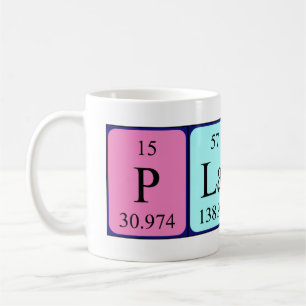 Namen-Tasse periodischer Tabelle Platos Kaffeetasse