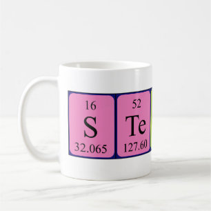 Namen-Tasse periodischer Tabelle Stewart Kaffeetasse