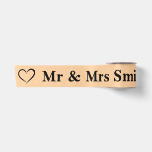 Namen und Bilder für personalisierte Gastgeschenk  Satinband