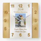 Namen und Foto 50 Jahre Hochzeitstag Geschenk