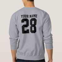 Namen- und Zahlgewohnheits-Sweatshirt