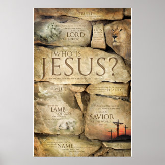 NAMEN VON JESUS CHRIST - Christliche Art Posters Poster