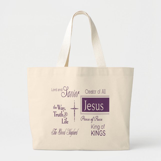 Namen von JESUS Christliche Tasche & Lebensmittelt (Vorne)