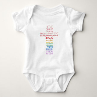 Namen von Jesus-Kreuz Baby Strampler