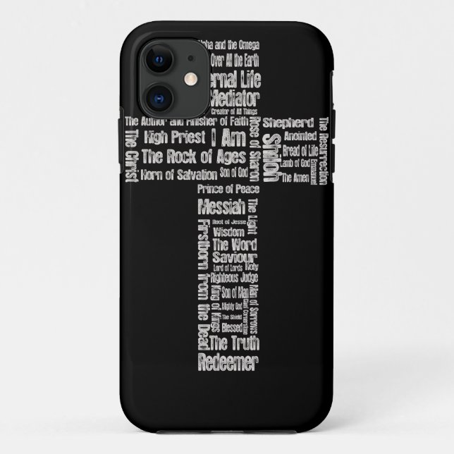 Namen von Jesus-Kreuz Case-Mate iPhone Hülle (Rückseite)