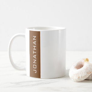Namen Vorlage Modernes Minimalistisches Design Ben Kaffeetasse