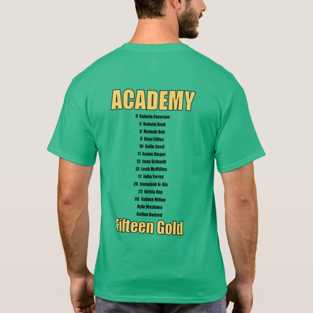 Namen ziehen an sich zurück T-Shirt (Rückseite)