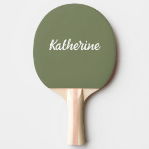 Namensanzeige für benutzerdefinierte Monogramme gr Tischtennis Schläger