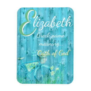 Namensbedeutungs-Magnet: Elizabeth, Eid des Gottes Magnet