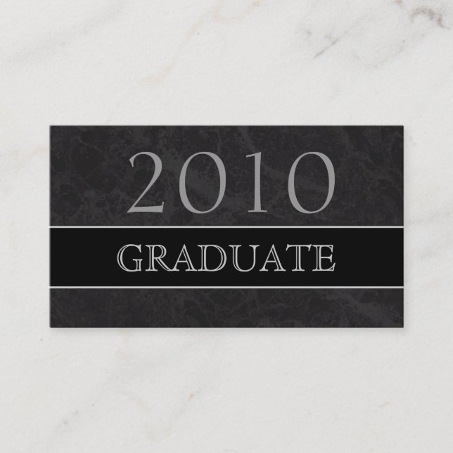 Namenskarte des graduierten Profil-2010 - (Vorderseite)
