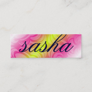 Namenskarten-Rosa-Zucker des geschäfts-311-Custom Mini Visitenkarte