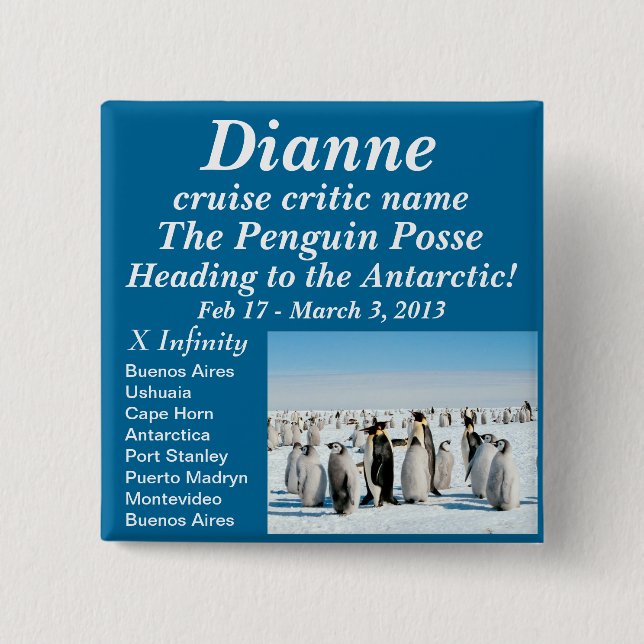 Namensknopf Pinguin-Gruppe Feb 2013 Button (Vorderseite)
