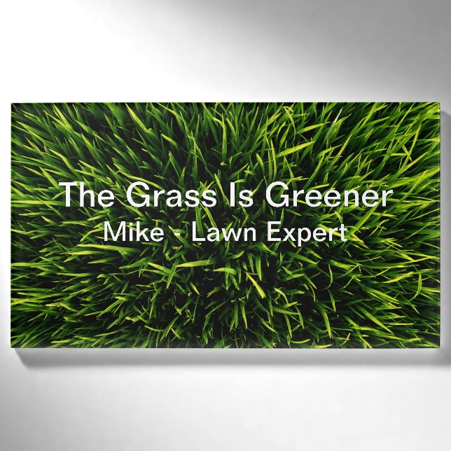 Namensmarken für das Feld "Lawn Service" Namenschild (Vorderseite)