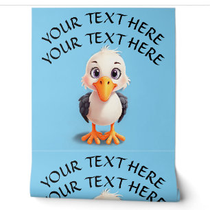 Namensphrase "Funny Bird Wall"-Werbung bearbeiten Tapete