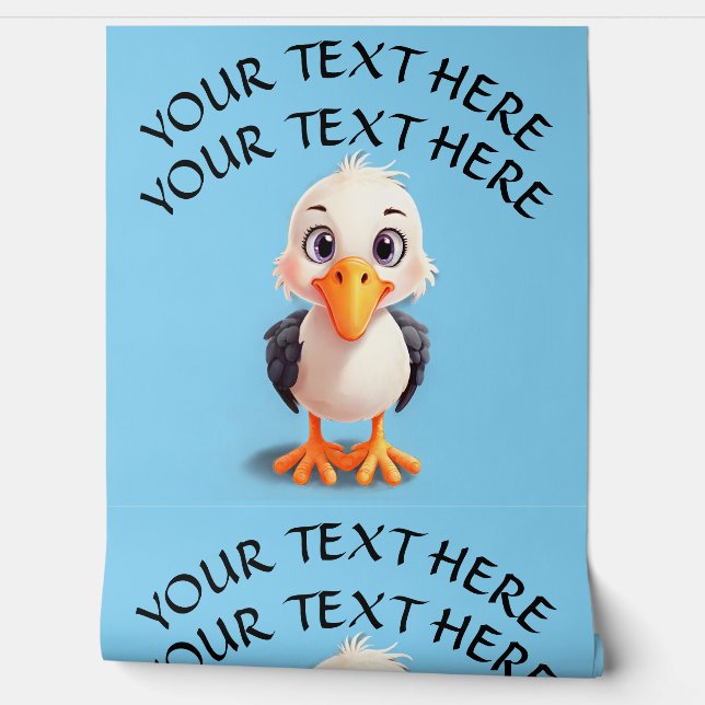Namensphrase "Funny Bird Wall"-Werbung bearbeiten Tapete (Abrollen)