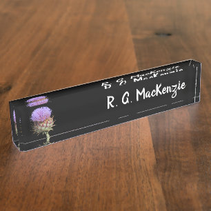 Namensplatte - Fleck mit Name Namensplakette