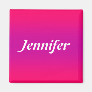 Namensschablonen-Magnet Magnet