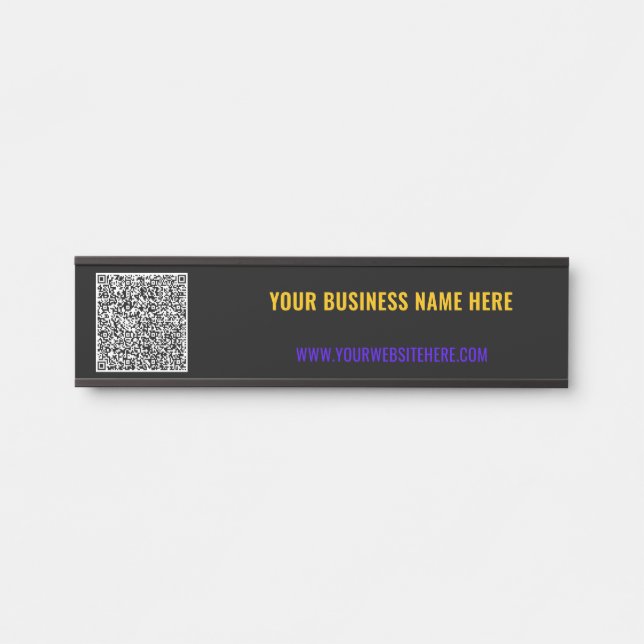 Namensschild für benutzerdefinierten QR-Code - Far (Vorderseite )