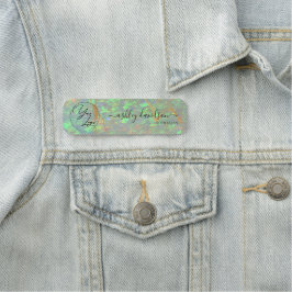 Namensschild für das Green Opal Business-Logo