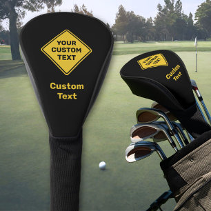 Namensschild für die benutzerdefinierte Warnung Di Golf Headcover