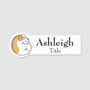 Namensschild für Haustiergeschäfte