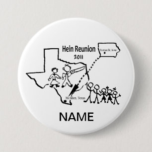 Namensschild-Knopf Button