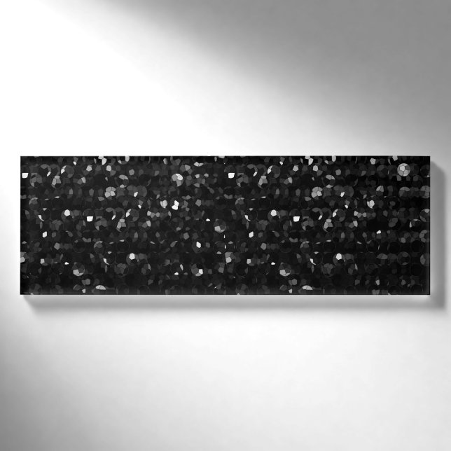 Namensschild KristallBling Strass Namenschild (Vorderseite)