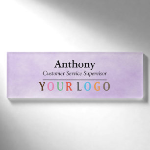 Namensschild Magnet benutzerdefiniertes Logo Mitar Namenschild