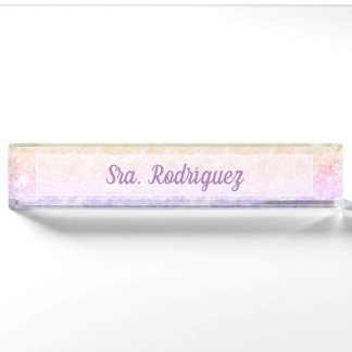 Namensschild Placa de Nombre Para escritorio Namensplakette