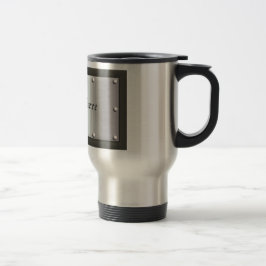 Namensschild-Reise-Tasse Reisebecher
