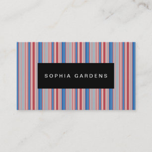 Namensschild - Streifen 310515 (14) Visitenkarte