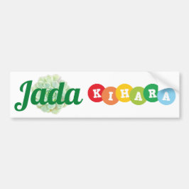 Namensschilder Jada und Kihara Autoaufkleber