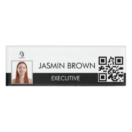 Namensschildkarte & Benutzerdefinierter QR-Code Na Namenschild