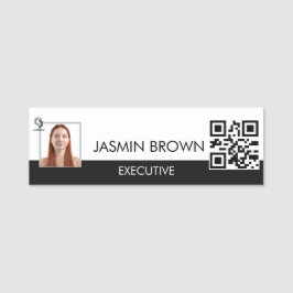 Namensschildkarte & Benutzerdefinierter QR-Code Na Namensschild