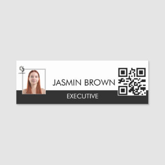 Namensschildkarte & Benutzerdefinierter QR-Code Na Namensschild