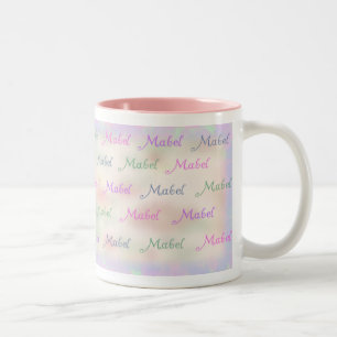 NamensTasse - Mabel Zweifarbige Tasse