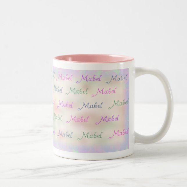 NamensTasse - Mabel Zweifarbige Tasse (Rechts)