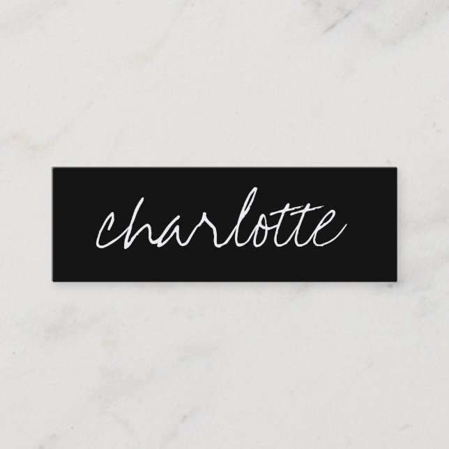 NamensVisitenkarten Mini Visitenkarte (Vorderseite)