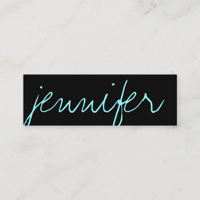 NamensVisitenkarten Mini Visitenkarte (Vorderseite)